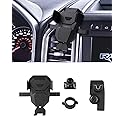 Karltys F150 Car Phone Holder for 2015-2020 Ford F-150 Accessories, Cell Phone Holder Air Vent Phone Mount for F-150, Never Blocking Hands Free Thick