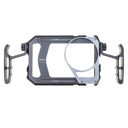 Universal Aluminum Phone Cage Video Rig Kit Stabilizer with Handles + 67mm Thread Filter Adapter Rig for iPhone 17 16 15 14 Pro Max Samsung Cell Phone