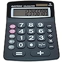 Lily' Home Jumbo 12 Digit with Solar Power, Large LCD Display - Desktop Calculator, Dual Power, Large Button Design, Battery Operation, Easy-to-Read