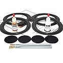 Complete Advent Laureate 6.5" Speaker Foam Surround Edge Repair Kit - 4 Speaker Kit - Shims and Caps - Advent Laureate Kit Includes Four 2.25" Dust
