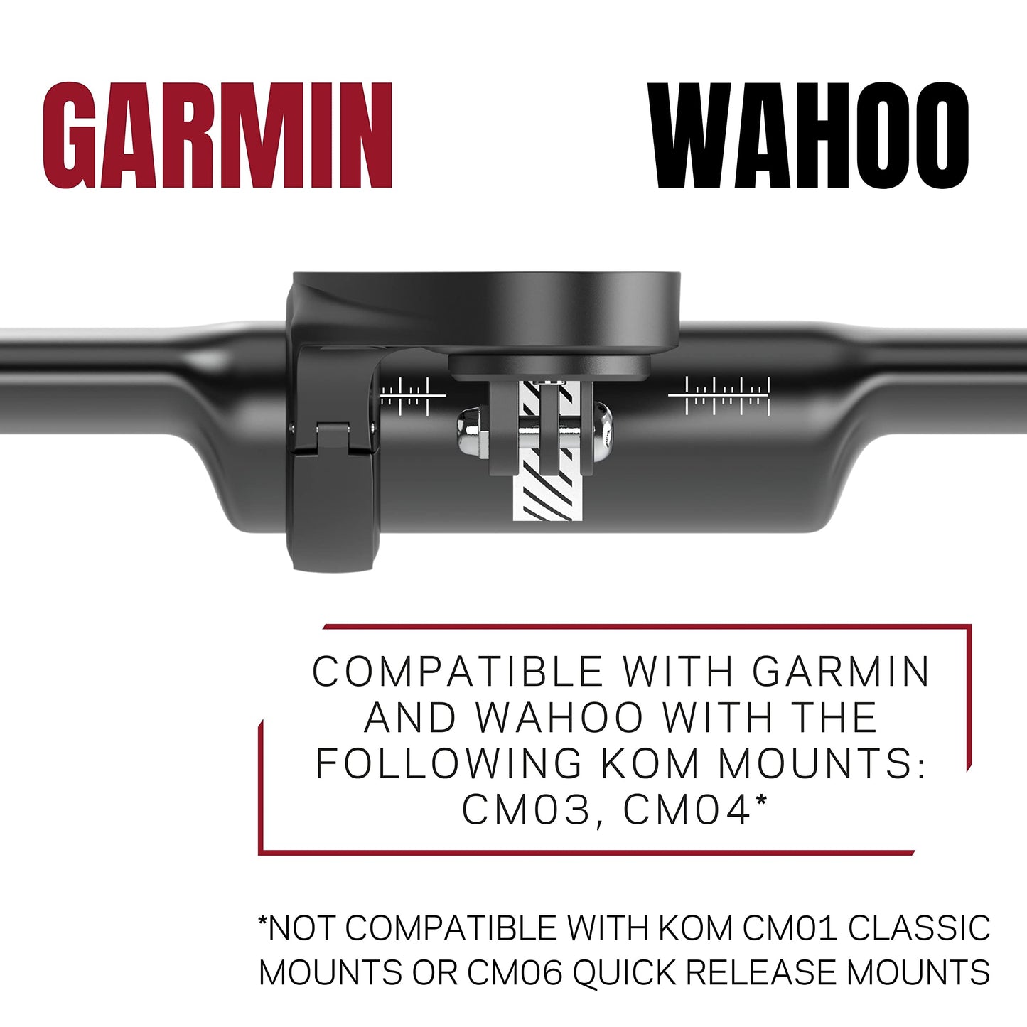 KOM Cycling GoPro Adapter for Garmin Bike Mounts and Wahoo Elemnt Mounts