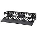 Panduit NMF2 Horizontal Cable Manager, Black