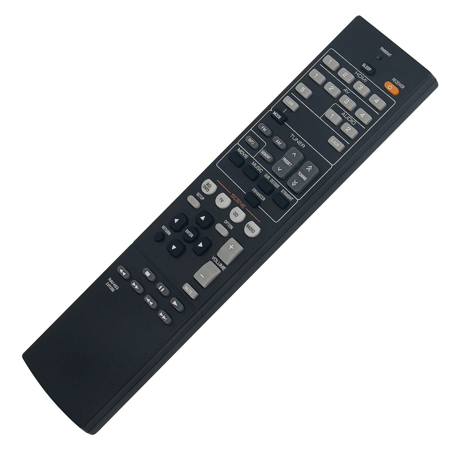 NTQinParts Replacement Remote Control Controller for Yamah RX-V375 5.1 Natural Sound HDMI AV Home Theater Stereo Receiver