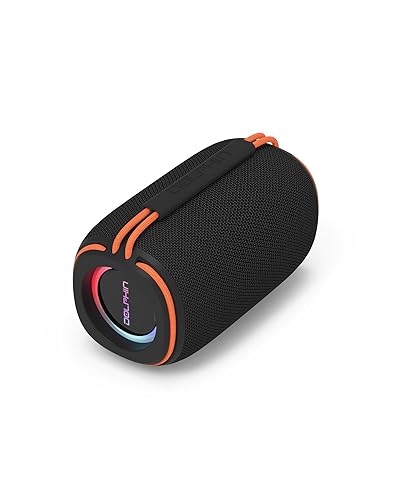 Dolphin® Audio DR30 Diver Sport™ 15-Watt-Continuous Mini Bluetooth® TWS Waterproof Portable Speaker with Lights