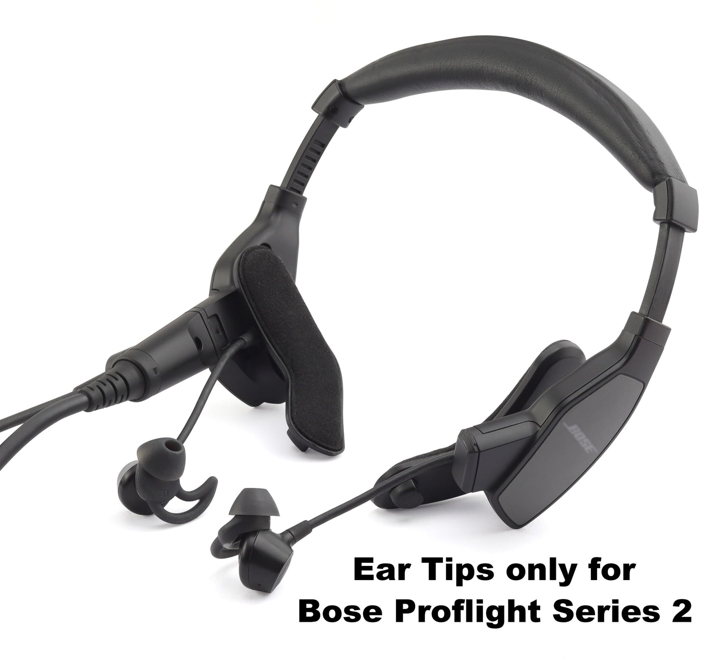 JCMOYUTY Ear Tips for Bose Proflight Series 2 Aviation Headset Replacement 6-Pack