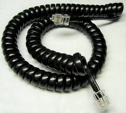 Avaya 9 Ft. Black Handset Cord for Partner 6, 6D, 18, 18D, 18D Series 2, 34D, 34D Series 2 Phones