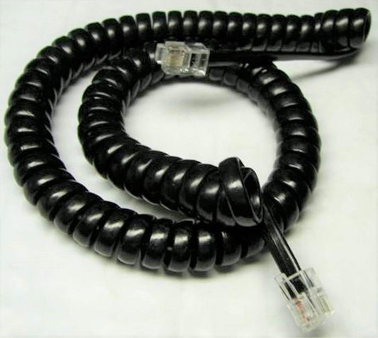 Avaya 9 Ft. Black Handset Cord for Partner 6, 6D, 18, 18D, 18D Series 2, 34D, 34D Series 2 Phones
