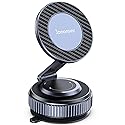 Jononser Suction Phone Mount for Car Dashboard/Windshield - 360°Adjustable Magnetic Phone Holder for Car, Foldable Car Phone Holder for iPhone