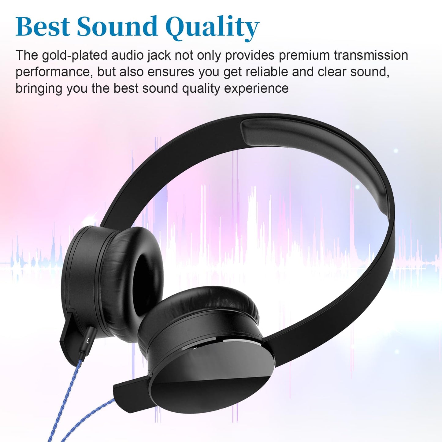 Gneinour Sol Republic Cable Compatible with Sol Republic Master Tracks HD, HD2, Sol Republic V8, V10, V12, X3 Headphone for iPhone, Android Phone…