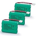 QBLPOWER 3.6V 800mAh 27910 Cordless Phone Battery Rechargeable 89-1323-00-00 E1112 E2801 TL72108 SD-7501 23-959 Cordless Handsets (Pack of 3)