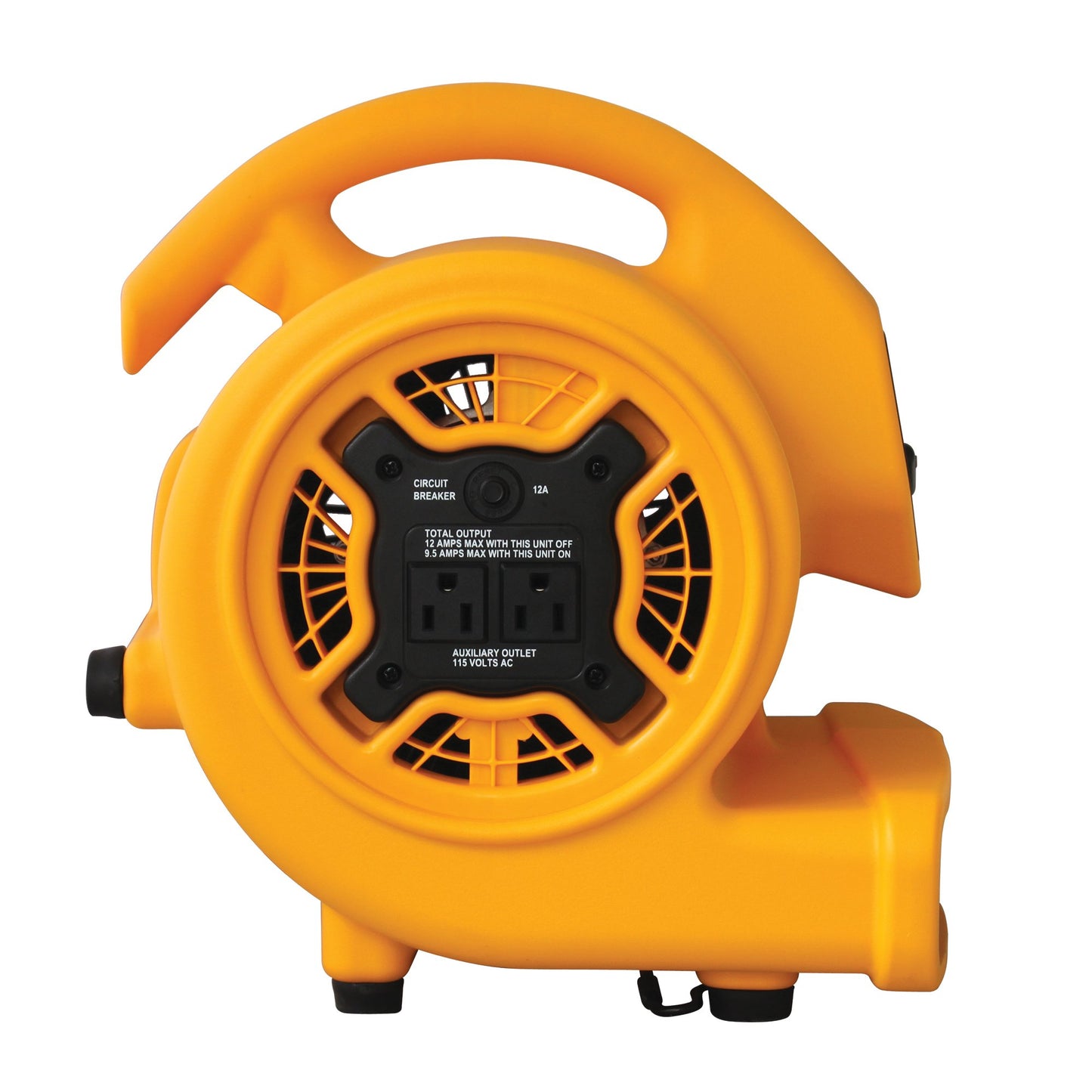 XPOWER P-130A Mini Mighty 1/5 HP 800 CFM Centrifugal Air Mover, Carpet Dryer, Floor Fan, Blower, Stackable, Daisy Chain, for Water Damage Restoration