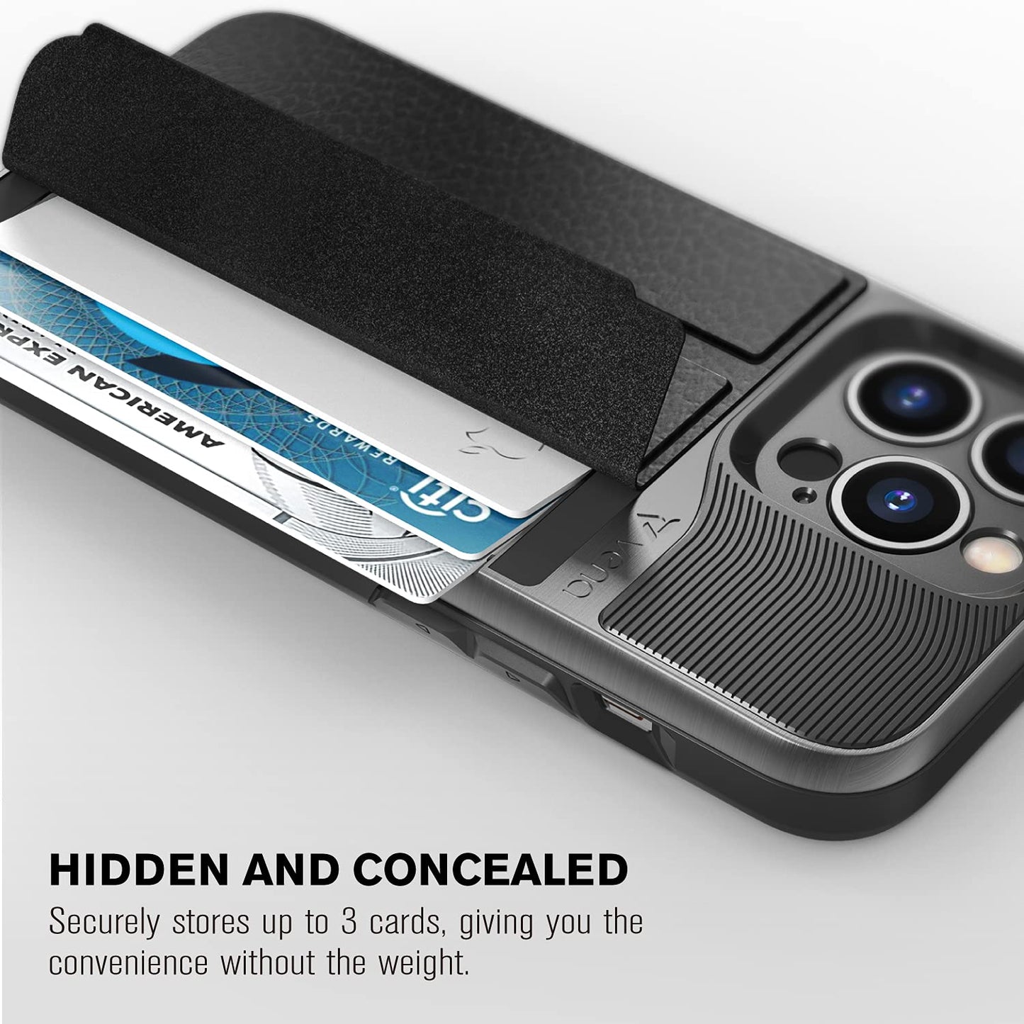 VENA Wallet Case Compatible with Apple iPhone 13 Pro Max (6.7"-inch), vCommute (Military Grade Drop Protection) Flip Leather Cover Card Slot Holder