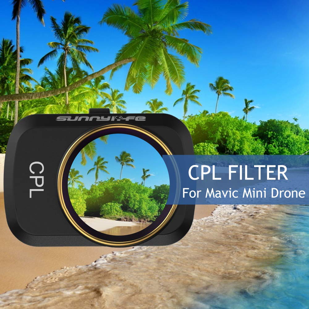 Lens Filter Set Compatible with DJI Mini 4K/Mini 2/Mavic Mini/Mini SE/Mini 2 SE Accessories 6Pcs Filter Combo Multi Coated Filters Camera Lens (CPL