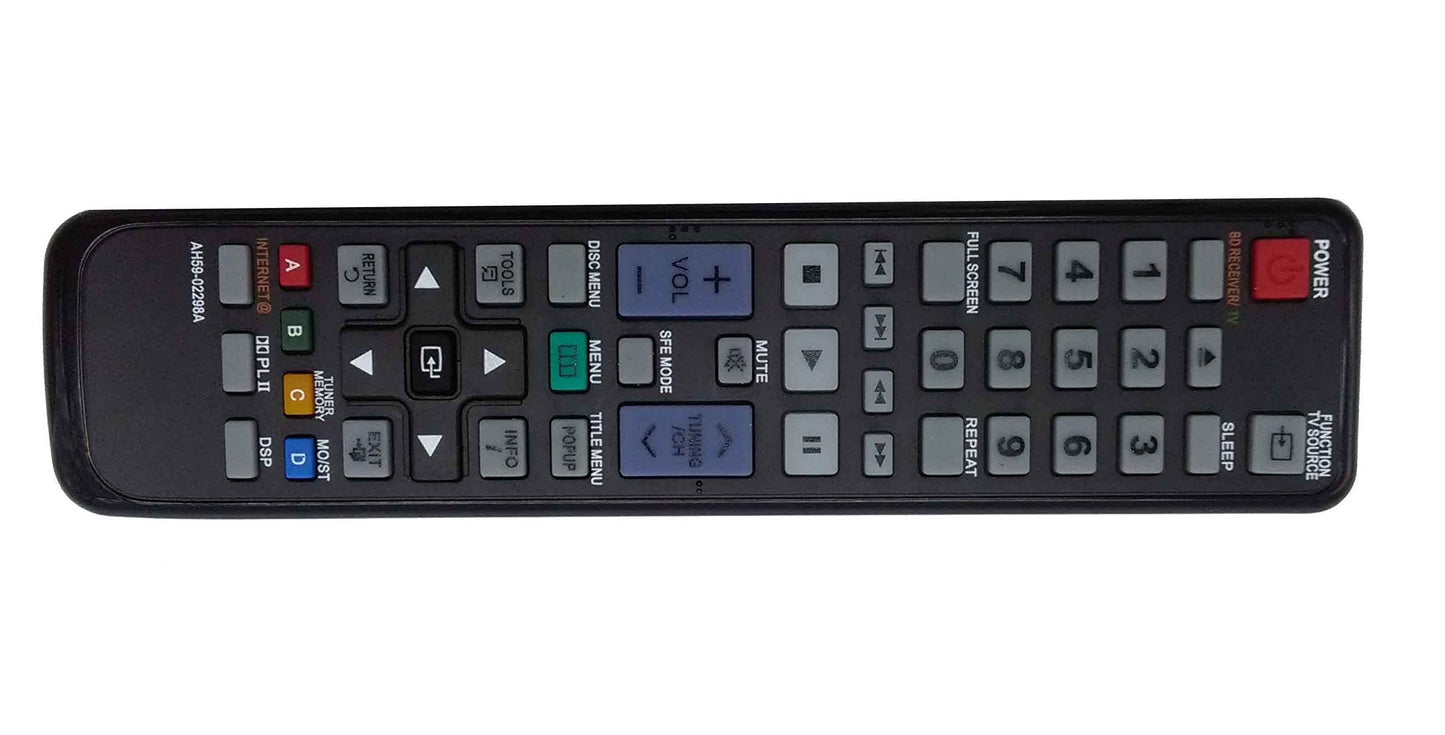 VINABTY New AH59-02298A Replaced Home Theater/DVD Remote fits for Samsung HTC6500 HTC6500/XAA HTC6500XAA HTC6730WXAA HTC6900W HTC6900W/XAA HTC6930W