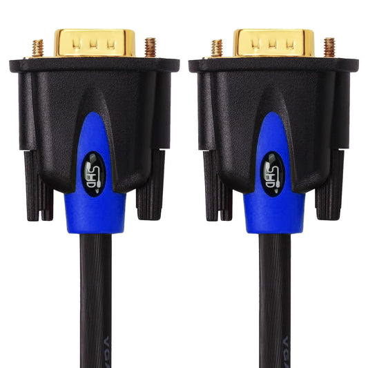SHD VGA Cable, VGA to VGA HD15 Monitor Cable for PC Laptop TV Projector-3Feet