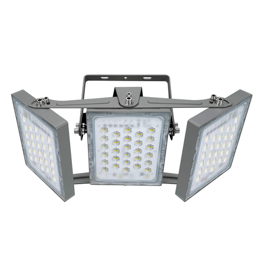 STASUN LED Flood Light Outdoor, 150W 13500lm Outdoor Lighting with 330° Lighting Angle, 5000K, 3 Adjustable Heads, IP66 Waterproof LED Exterior