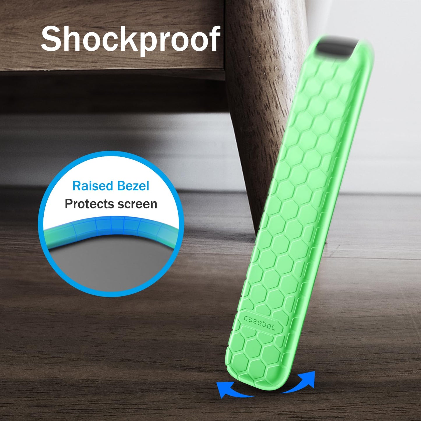 Fintie Protective Case for 2023 TCL RC813 FMB1 / RC902V FMR1 / RC923 Voice Remote, Light Weight Anti Slip Shockproof Silicone Cover for TCL Q6 Q7 QM8