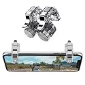 Newseego for Mobile Game Controllers, Phone Triggers for Mobile Phone, Sensitive Controller Joysticks Aim & Fire Trigger Keys for Rules of Survival (1