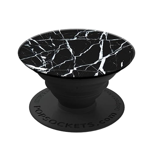 PopSockets: Collapsible Grip and Stand for Phones and Tablets - Black Marble