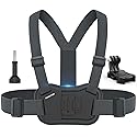 Sametop Chest Mount Harness Strap Body Mount Chesty Compatible with GoPro Hero 13 12 11 10 9 8 7 6 5 Session AKASO DJI Osmo Action Cameras - Balance