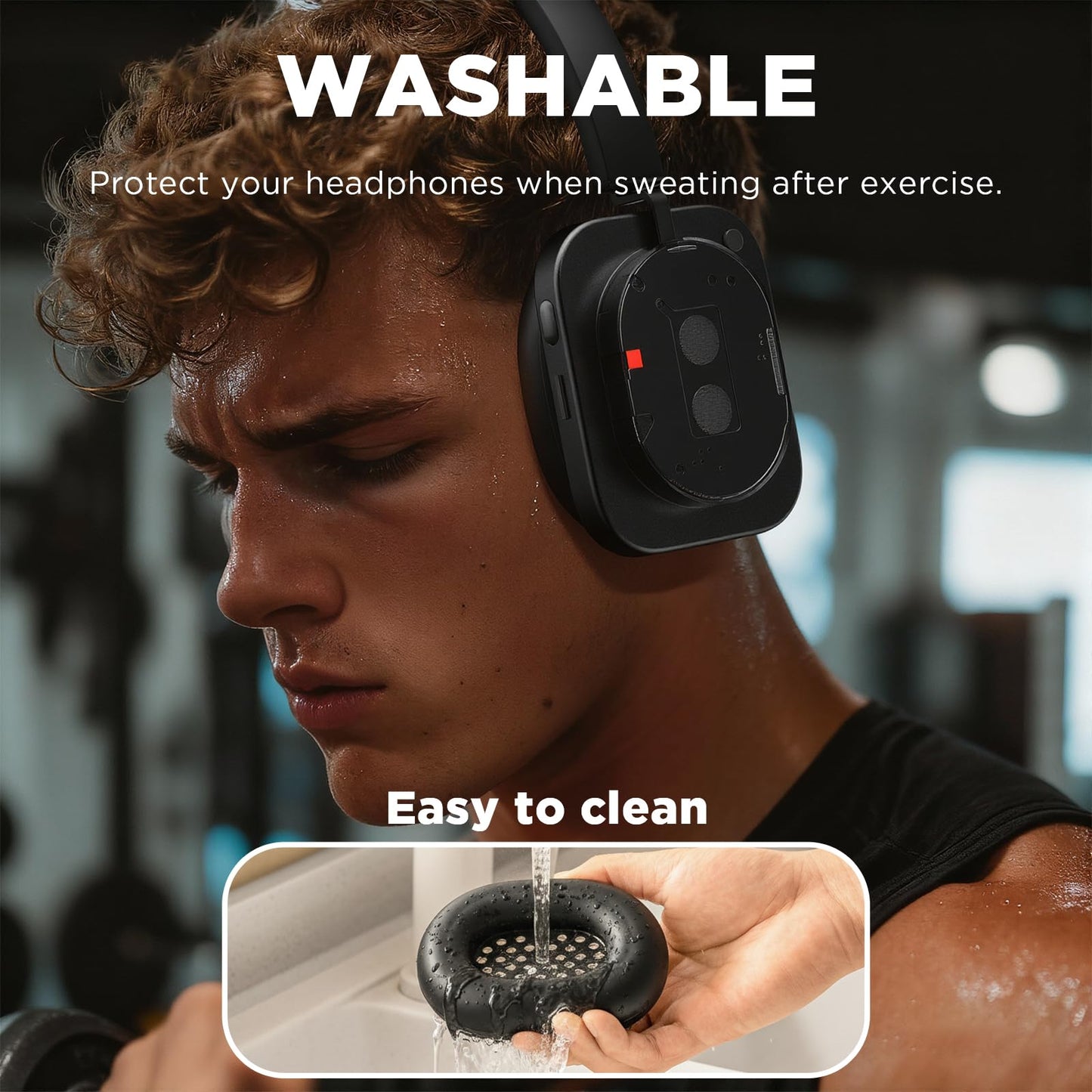 for Nothing Headphone (1) Ear Cushions Protective Cover,Ear Pads Protective Cover Compatible with Nothing Headphone (a) 2026,Soft Washable Ear Cups