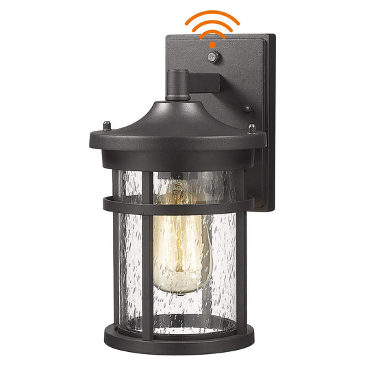 Diyel Dusk to Dawn Outdoor Wall Lighting Outdoor Wall Lantern with Sensor Exterior Wall Light Anti-Rust Porch Light Fixtures Wall Mount Waterproof