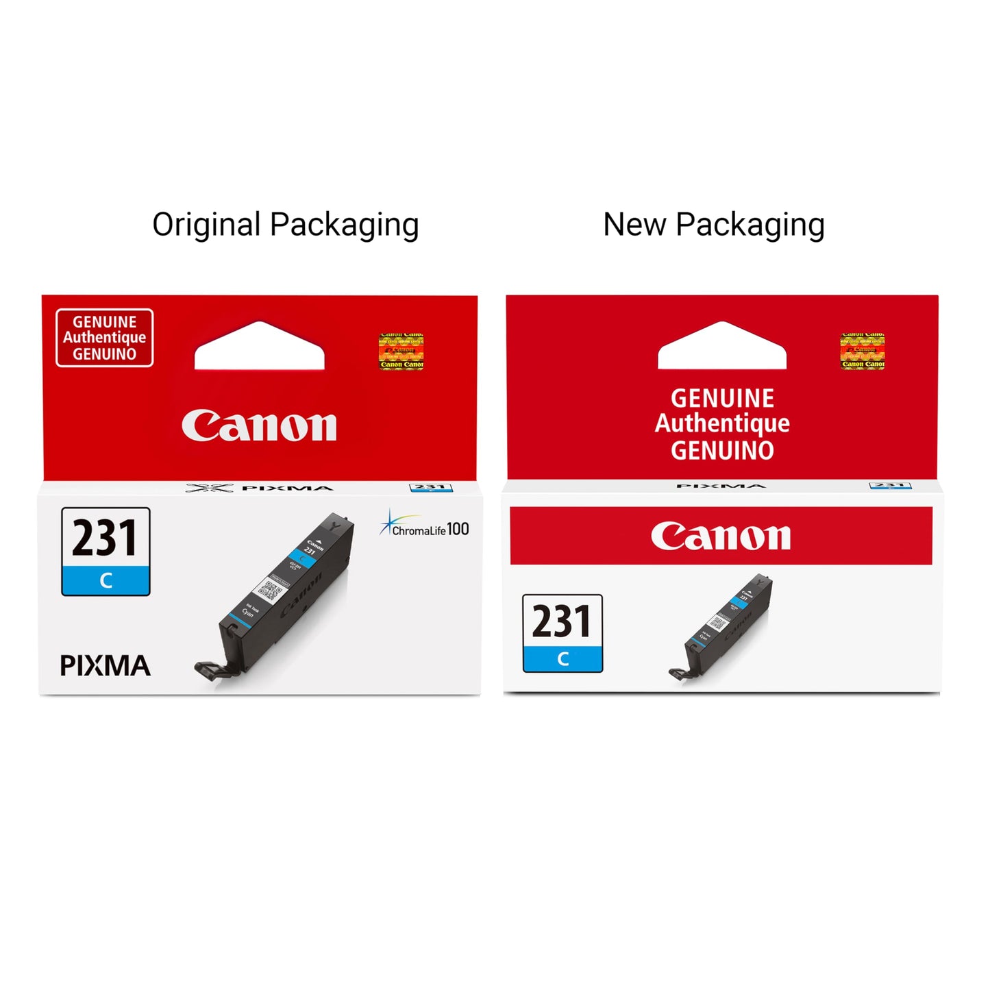 Canon CLI-231 Genuine Cyan Ink Tank, Compatible with PIXMA TS8820 Printers