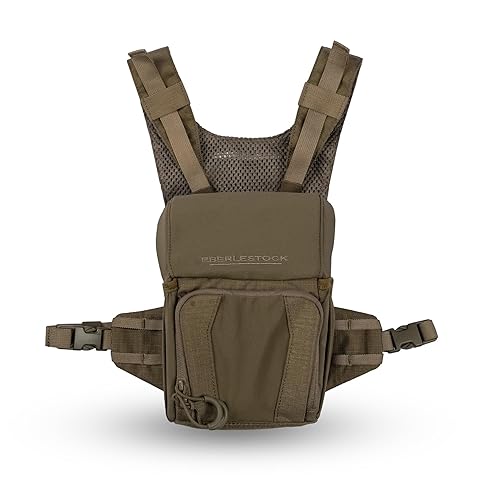 Eberlestock Recon Modular Bino Pack - Advanced Binocular Harness System with Customizable Attachments - Dry Earth - Large