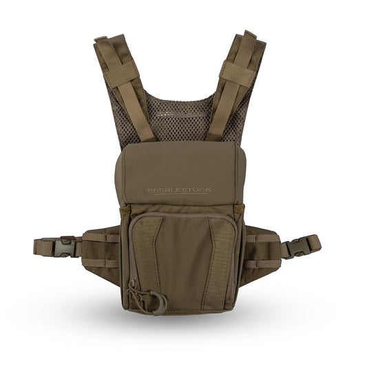 Eberlestock Recon Modular Bino Pack - Advanced Binocular Harness System with Customizable Attachments - Dry Earth - Large