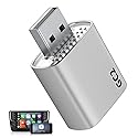 CNDPSTE Wireless CarPlay Adapter for iPhone - Stable Connection Plug & Play Convert Wired to Wireless for iOS 10+ and Cars from 2016 USB A/USB C