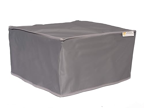 PERFECT DUST COVER The, Silver Gray Vinyl Cover for HP Officejet 4630 e-All-in-One Printer, Anti Static and Waterproof Cover Dimensions 17.52''W x