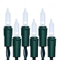 JinBest 100 LED White Christmas Lights with 35 Ft Green Wire, UL Certified and Commercial Grade LED String Lights, for Indoor Outdoor Party, Trees