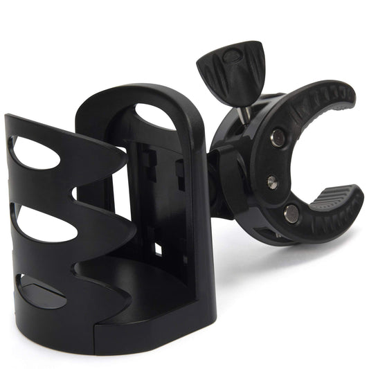 Crescendo CR-25 Drink Bottle Holder - Cup Caddy - Water, Other Beverage - Mount Clamp Accessory for Mic Stand, Handle Bar, Pole, Music or Microphone