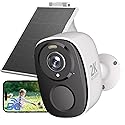 2.4&5ghz WiFi Solar Security Cameras Wireless Outdoor,2K QHD Home Security System, Solar Cameras Kit with 130° Ultra-Wide View, 2-Way Talk, IP65,Color