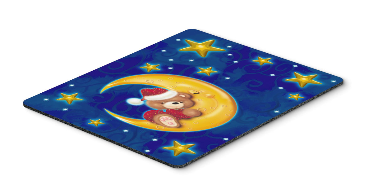 Caroline's Treasures APH514BMP Bear Sleeping in The Moon and Stars Mouse Pad, Hot Pad or Trivet for Home Office Gaming Working Computers Laptop Mouse