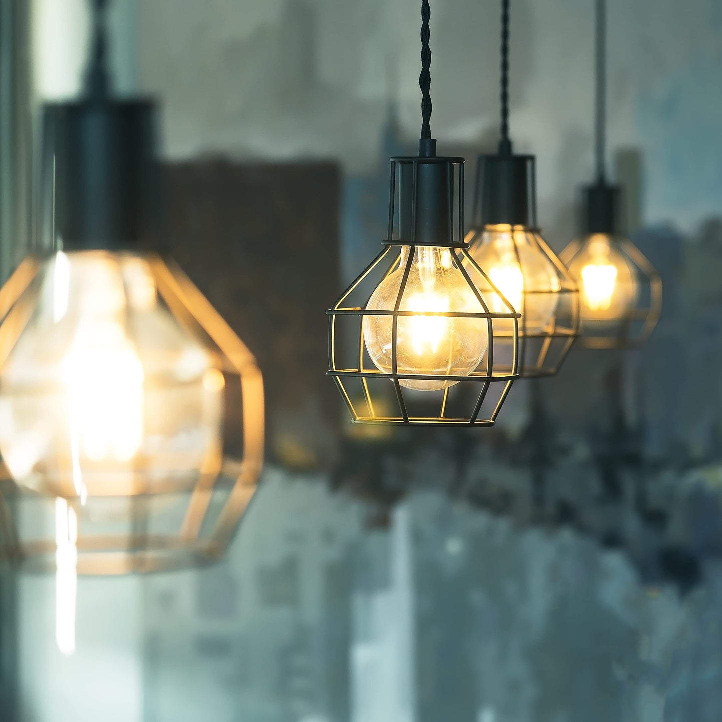 Simba Lighting LED Edison Vintage Filament G25 4W 120V E26, 2700K, 6 Pack