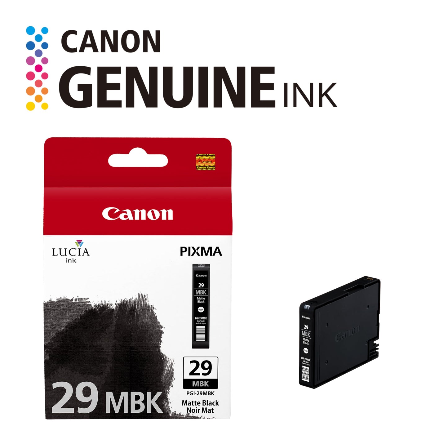 Canon PGI-29 Genuine Matte Black Ink Tank, Compatible with PIXMA PRO-1 Printers