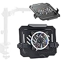 VIVO Universal Adjustable 12 to 15.6 inch Laptop Notebook Tray with RGB Fan, Fits VESA Compatible Monitor Arms, Black, STAND-LAP5F