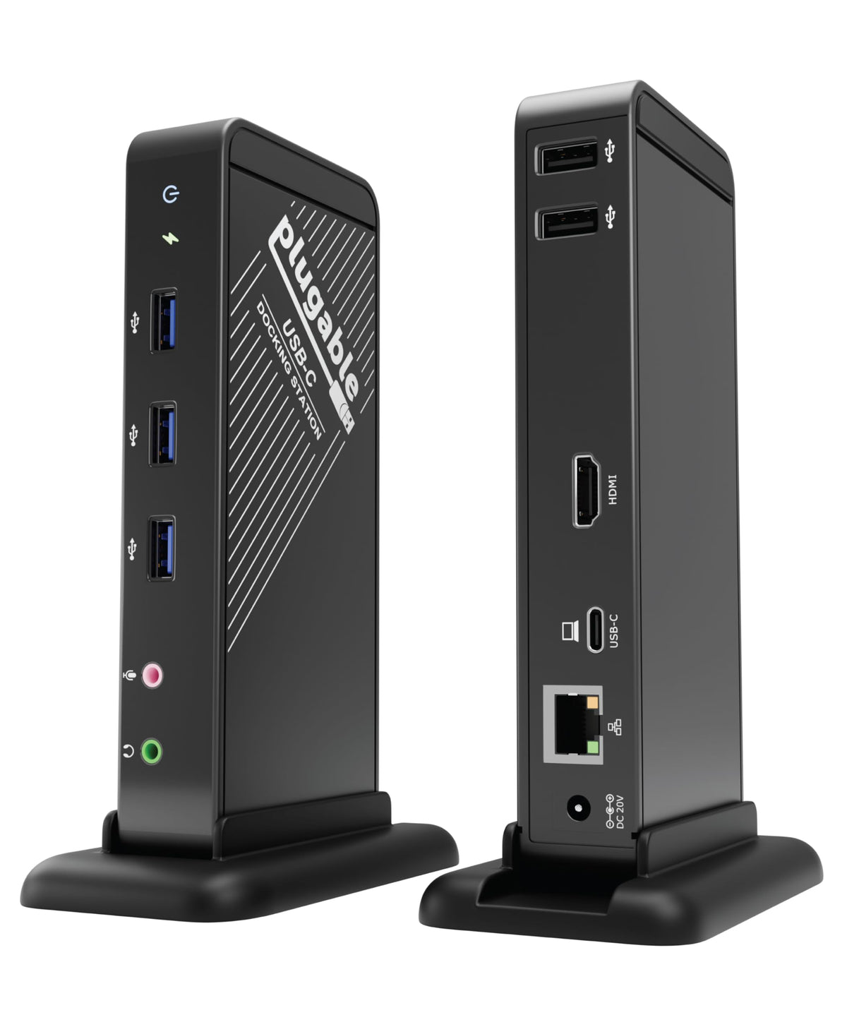 Plugable USB-C Dock with 4K HDMI and 60W Charging, Driverless