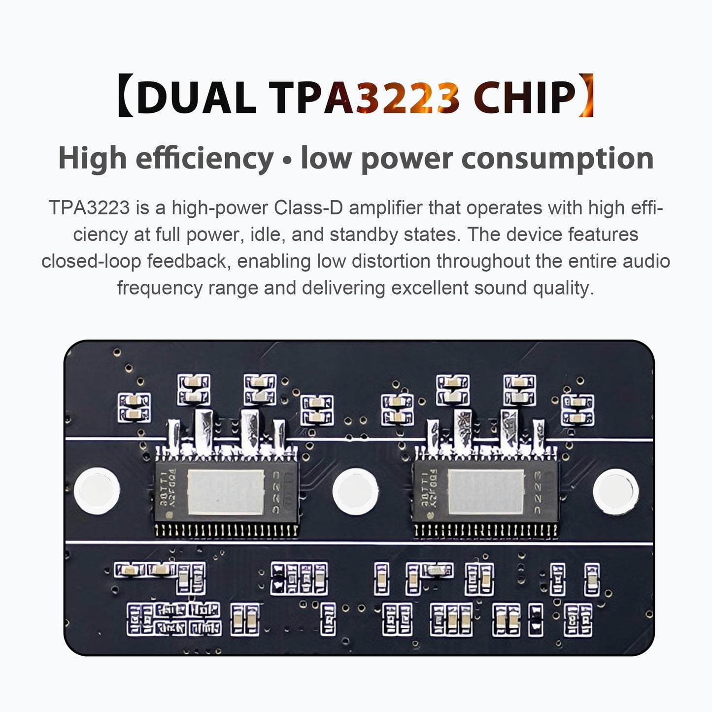 X400HS 2.1 Channel Bluetooth 5.0 Amplifier Board, TPA3223 Chip 200W+200W+400W Output, 12-42V DC with 6 Knob Controls, for DIY Subwoofer/Speaker/Home