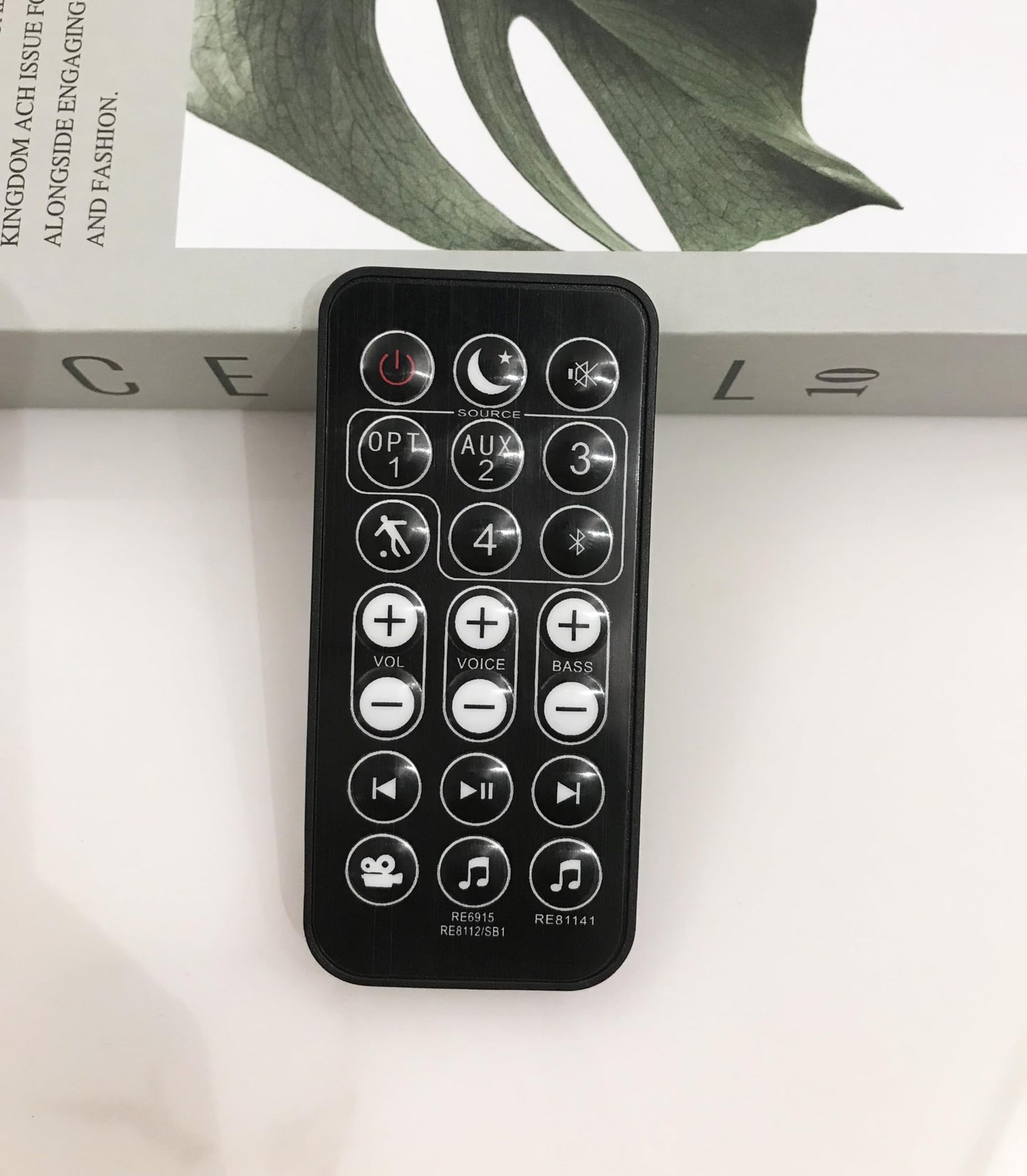 Replacement Remote Control for Polk Audio Signa S1 S2; Omni SB1 SB1+ Sound bar; RE8112-1 RE8114-1 RE6214-1 Soundbar