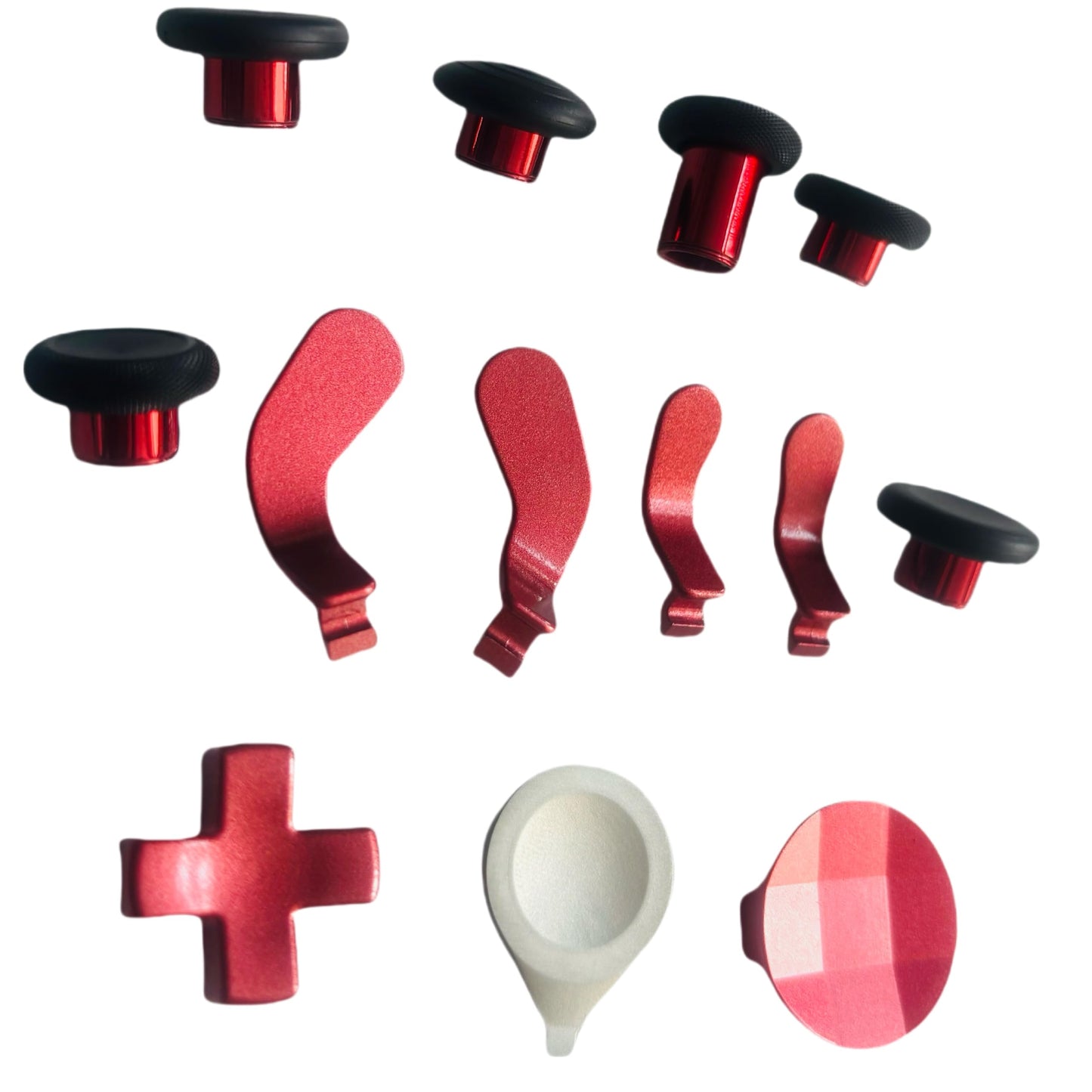 DigiKree 14 in 1 Metal Thumbsticks Accessories Kit for Xbox One Elite Series 2 Controller,Gaming Replacement Parts with Metal Mod 6 Swap Joystick, 4