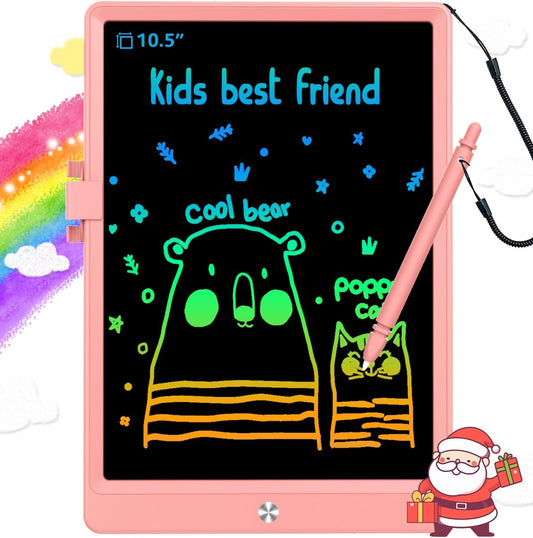 BUKEBU LCD Writing Tablet Doodle Board,10.5 inch Colorful Drawing Pad,Electronic Drawing Tablet, Drawing Pads,Travel Gifts for Kids Ages 3 4 5 6 7 8…