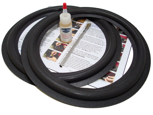 Springfield Speaker 12" Angle-Attach Foam Surround Edge Repair Kit - Compatible with Marantz 45-450, 45450, 920, 930, 940, 1230, 141W121, 141W204