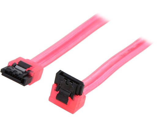 Nippon Labs SATA3L2FT90/180RD 24-Inch Sata Cable with Locking Latch, Red