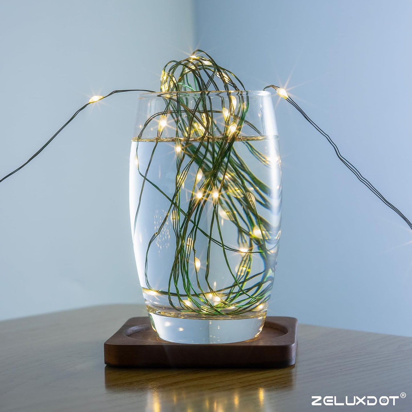ZELUXDOT Fairy Lights Plug in,400FT 1200LEDs Waterproof Led String Lights,8 Modes Remote Twinkle Light for Outdoor Indoor Christmas Wedding Birthday