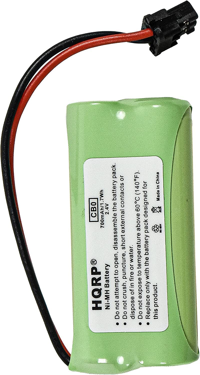 HQRP 2-Pack Cordless Phone Battery Compatible with Uniden DECT1588, DECT1363BK, DECT1560, DECT1580 Interstate Batteries ATEL0031 TEL0031 Replacement
