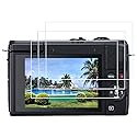 HUIPUXIANG Screen Protector for Canon EOS M200 DSLR Camera (for Accessories) with Hot Shoe Cover Tempered Glass Film 0.3mm High Definition 9H Hardness