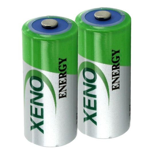 Xeno XL-055F ER14335 2/3AA STD 3.6V Lithium Thionyl Chloride Battery 2-Pack