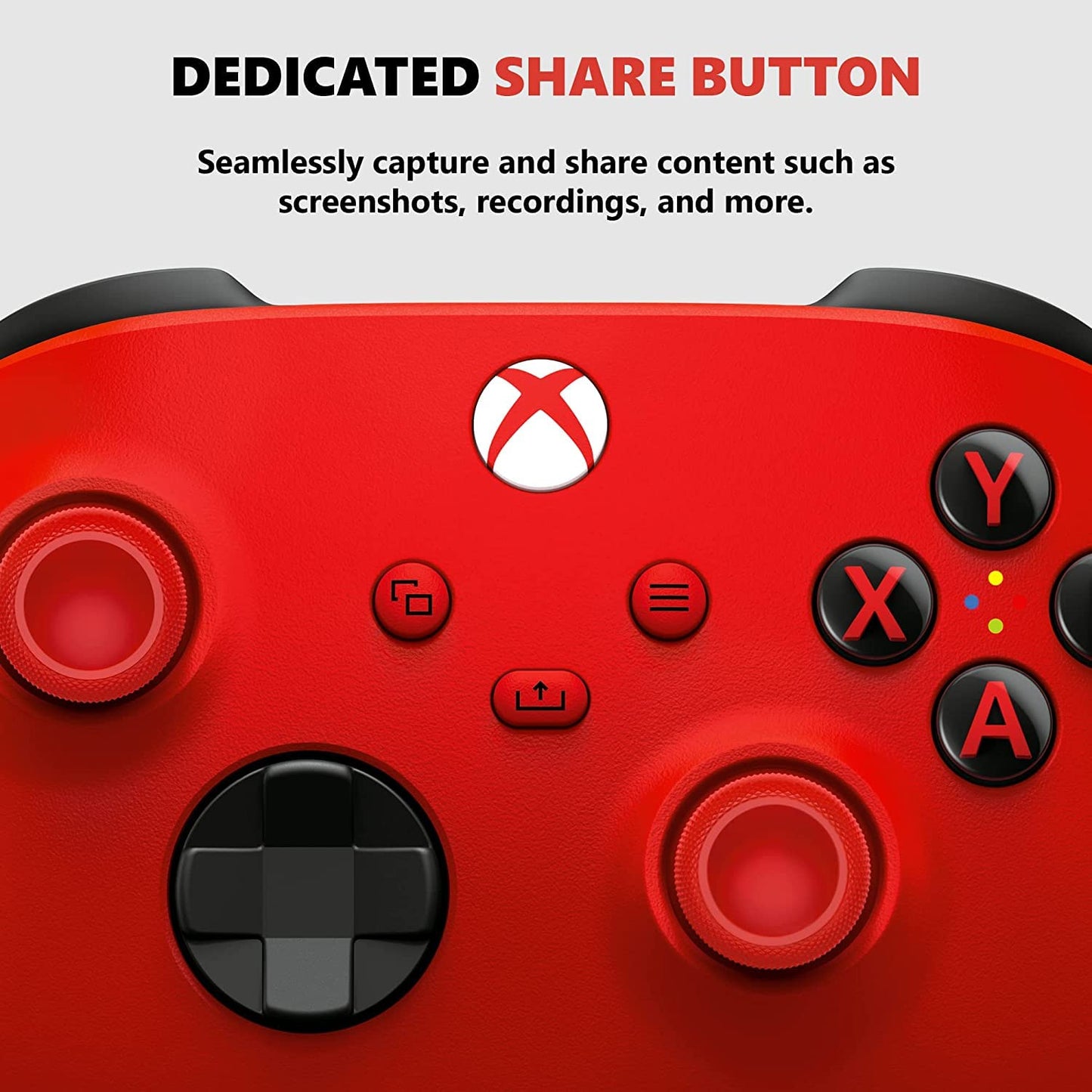 Xbox Core Wireless Gaming Controller - Pulse Red Series X|S, One, Windows PC, Android, and iOS